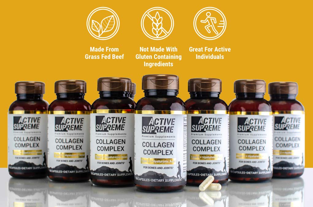Active Supreme Type 2 Collagen for Joint Support Capsule, 90 Count