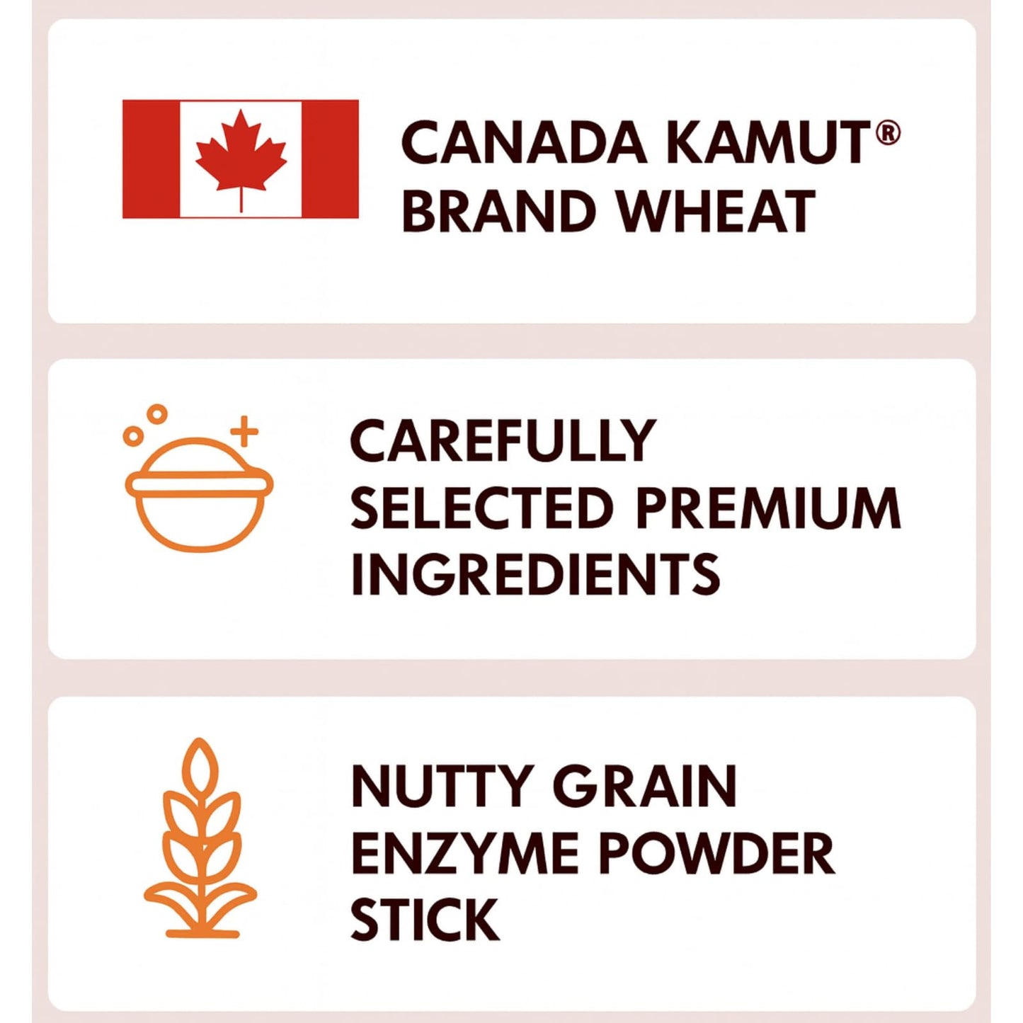 MENBLY Korean Kamut Premium Wheat Grain Enzyme Powder, 30 Sachets