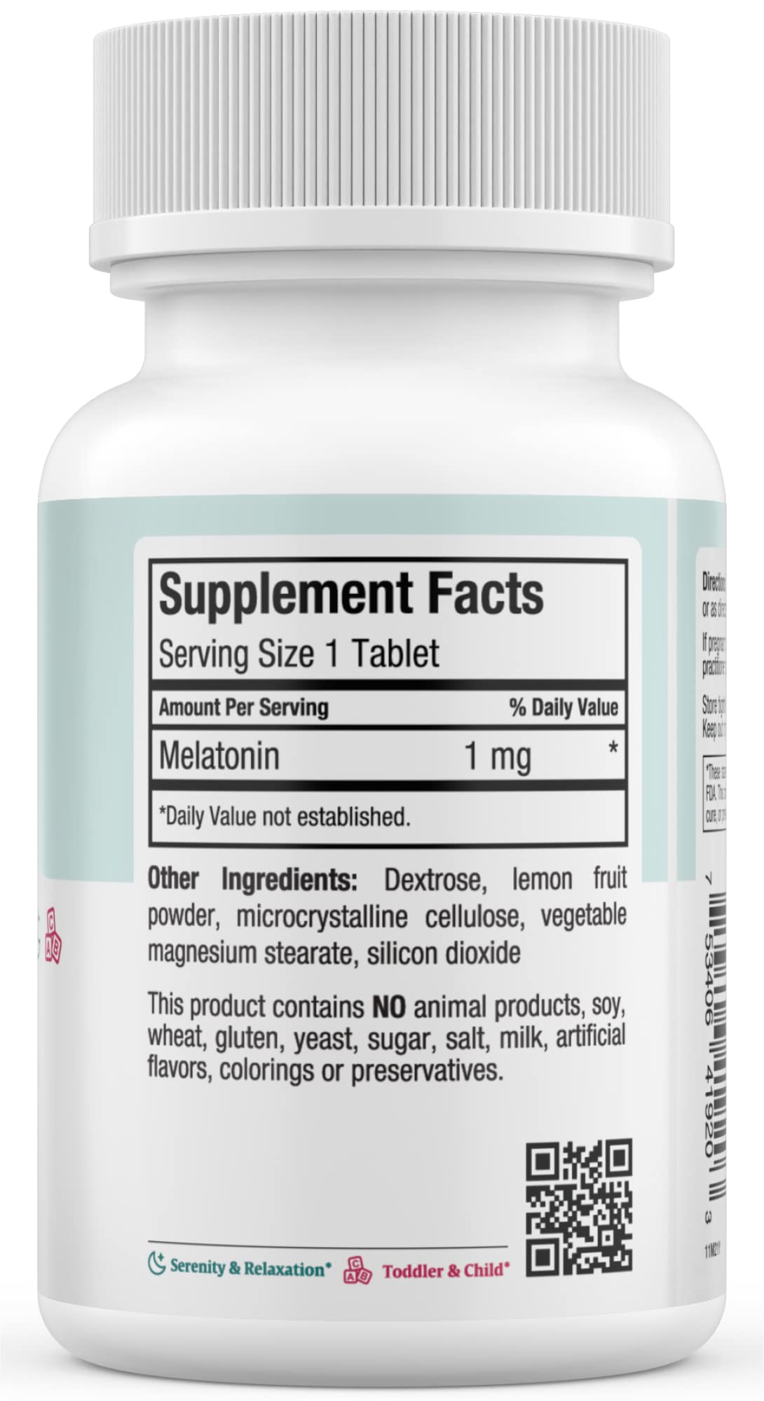Maxi Health Melatonin 1mg Chewable Tablets 200 Count