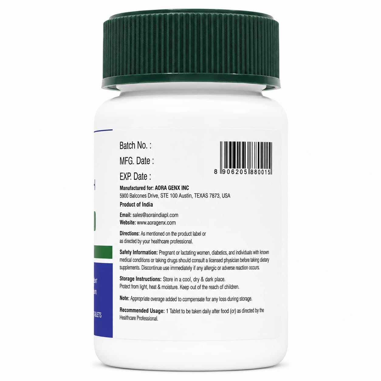 Aora Vitamin D3 K2 Tablet 120