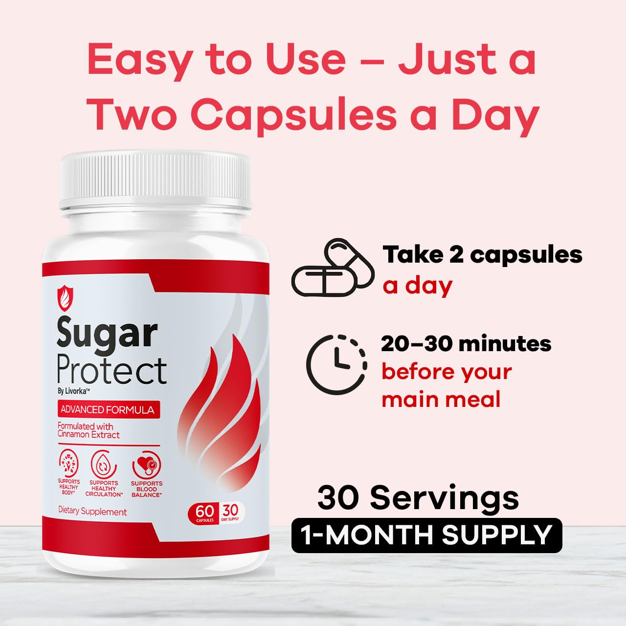 LIVORKA SugarProtect Capsules, 120 Capsules