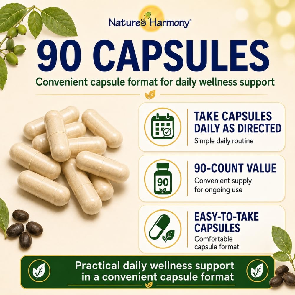 Nature's Harmony 5-HTP 50mg Capsule, 90 Count