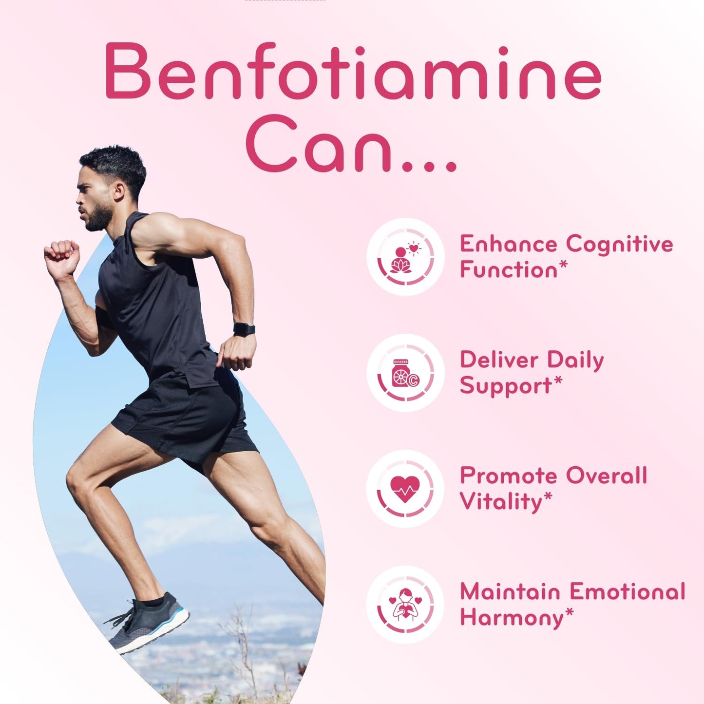 Clear Formulas Benfotiamine B1 300mg Capsule, 180 Count