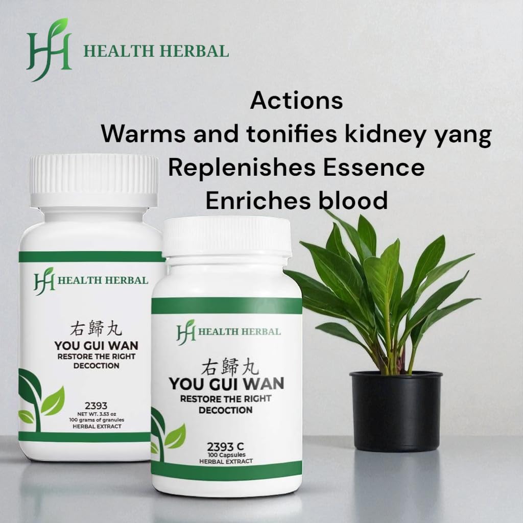 Health Herbal You Gui Wan Restore The Right Decoction Granule Powder 3.53 Ounce