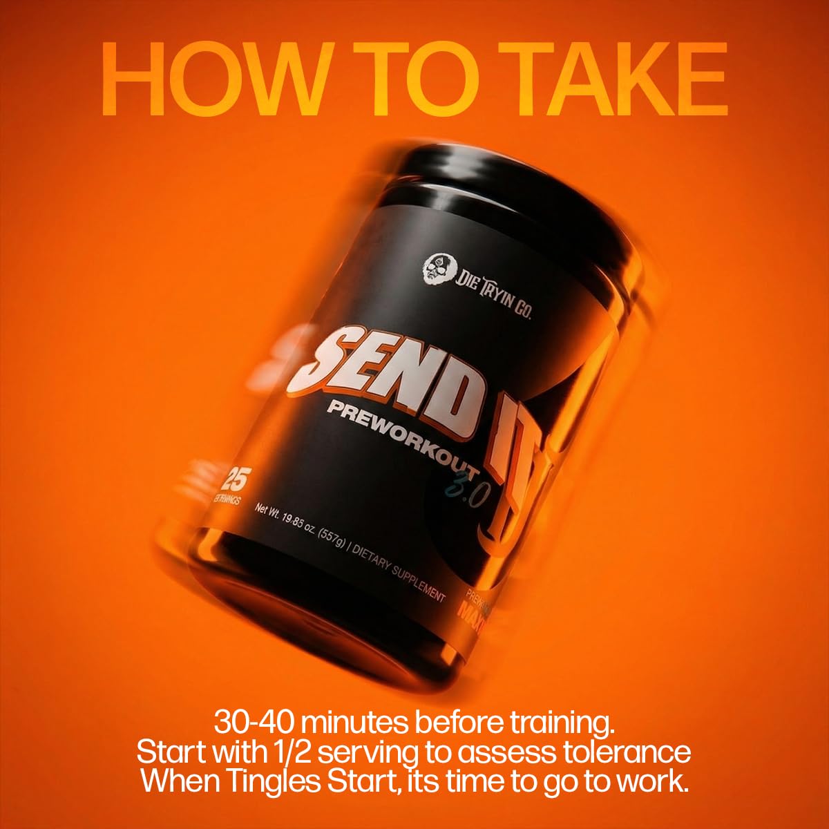UXO Supplements Send IT 3.0 Daily Driver Pre Workout Powder 19.65