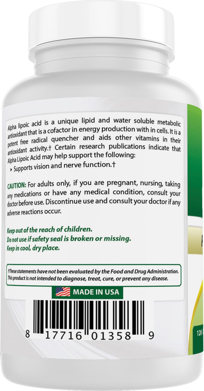 Best Naturals Alpha Lipoic Acid 300 mg Softgels 360