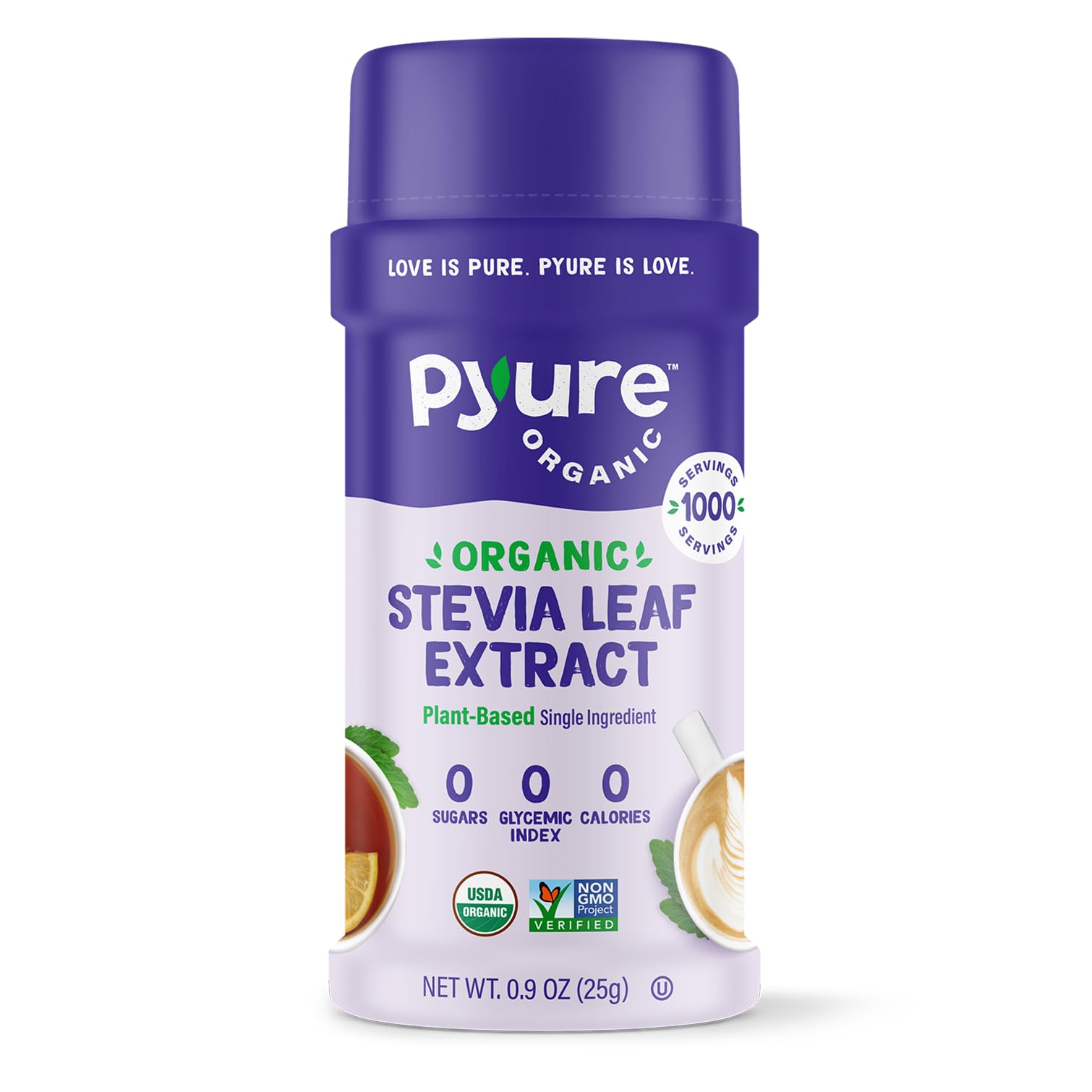 Pyure Organic Stevia Extract Powder 0.9 Ounce
