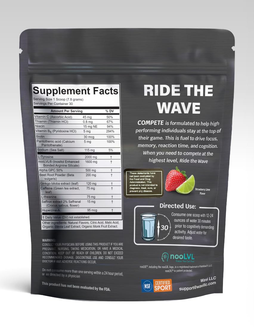 WAVI Compete Pre-Workout Powder 8.1
