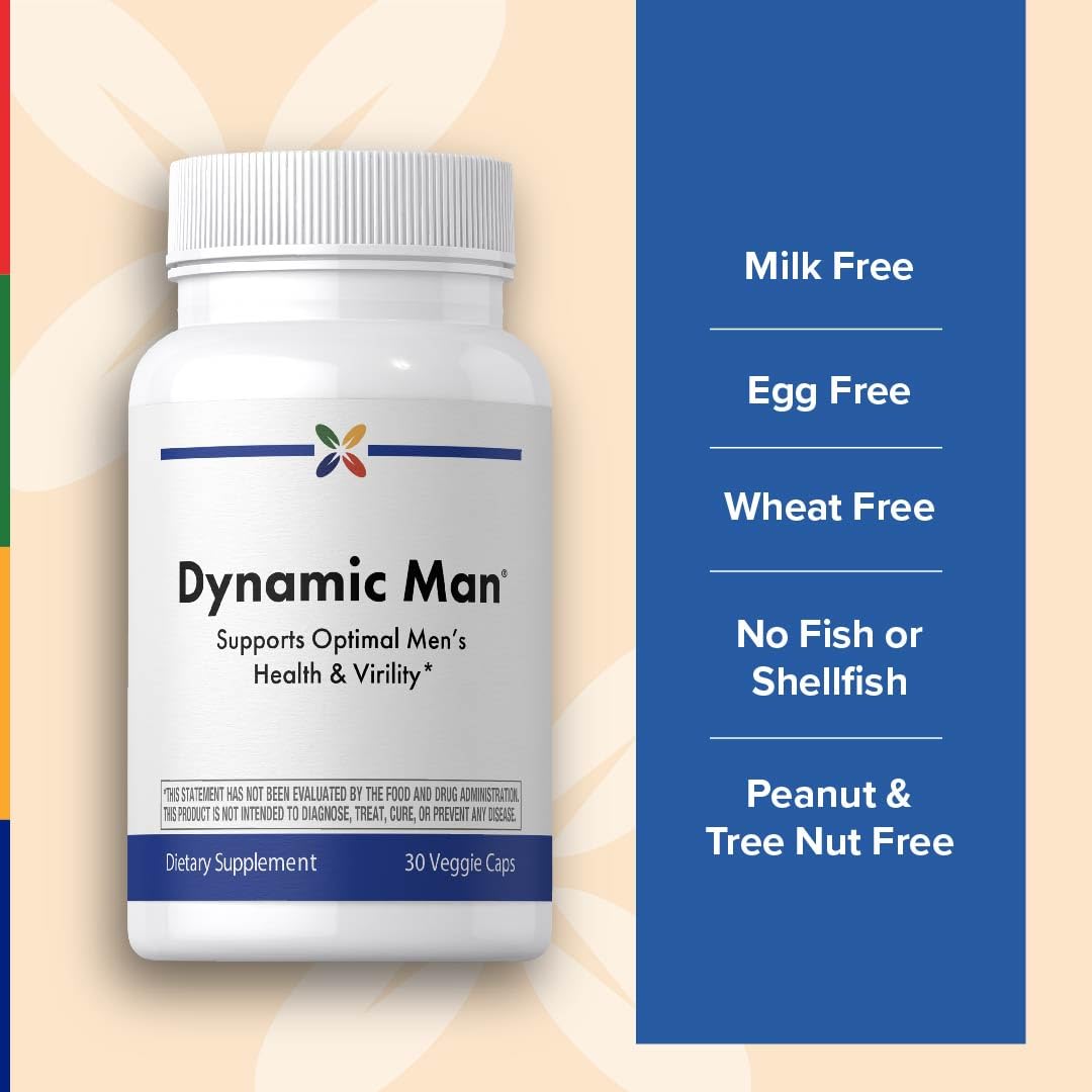 Stop Aging Now Dynamic Man Complex Supplement 30 Capsules