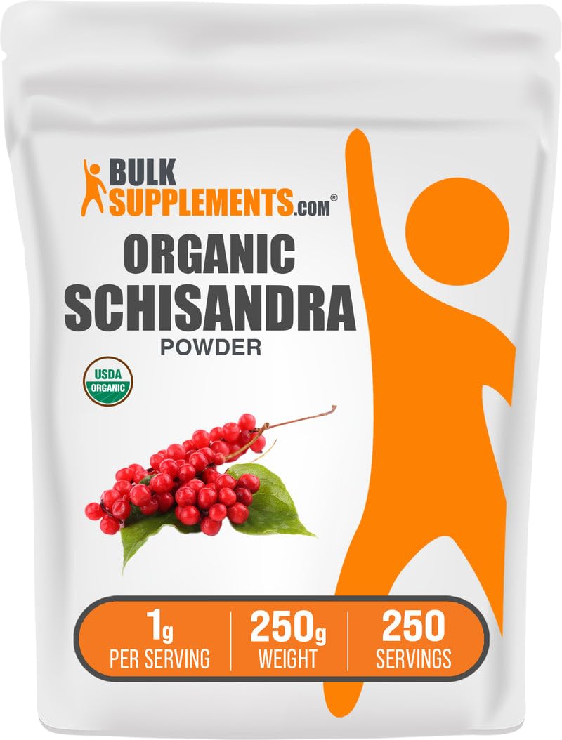 BulkSupplements Organic Schisandra Powder 8.8 oz