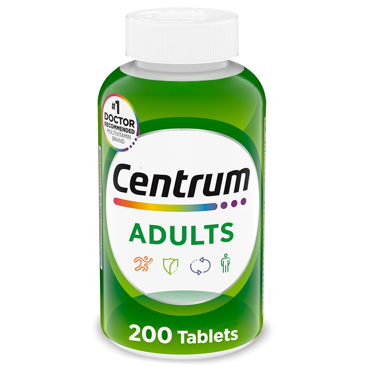 Centrum Adult Multivitamin/Multimineral Supplement Tablets, 200 Count