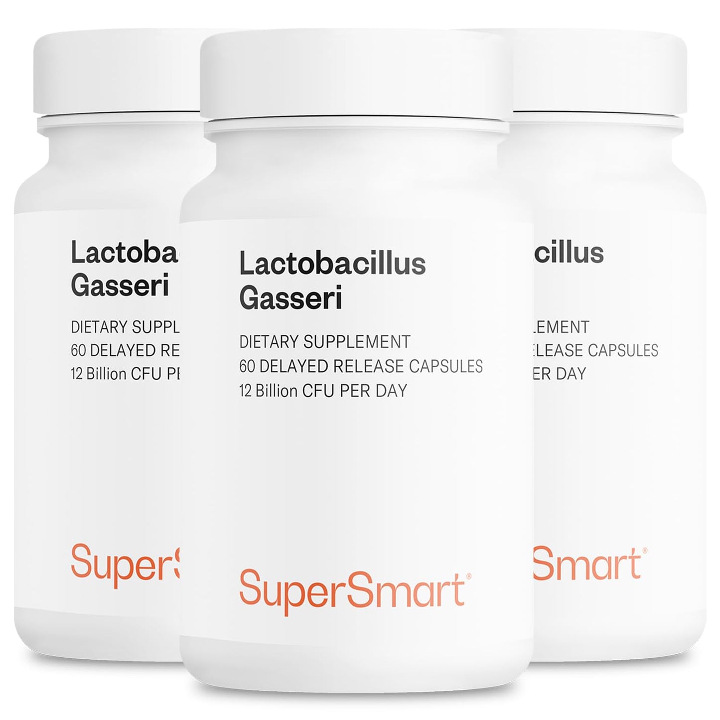 Supersmart Lactobacillus Gasseri 12 Billion CFU per Day Probiotic Supplement Capsule, 60 Count