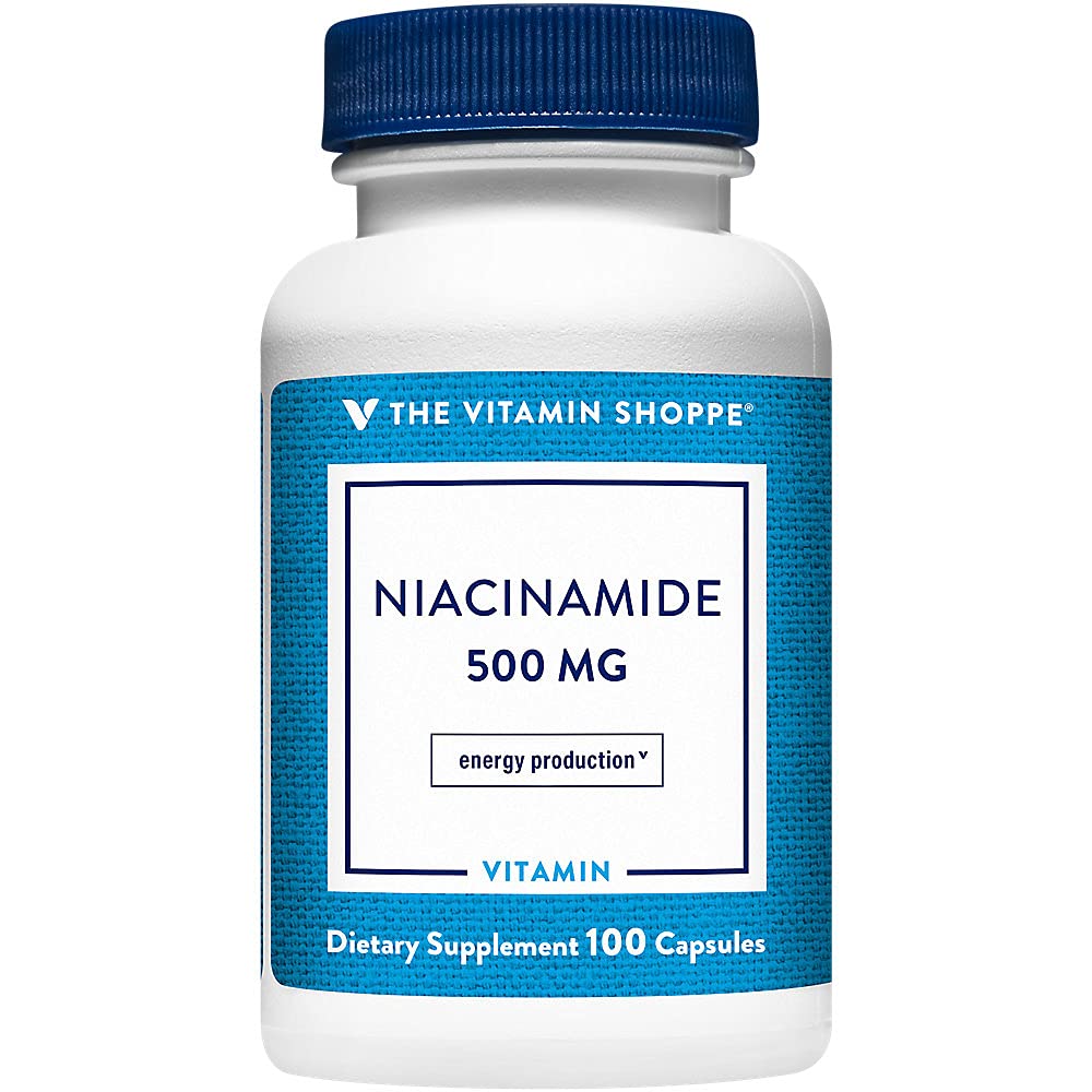The Vitamin Shoppe Niacinamide 500mg Capsule, 100 Capsules