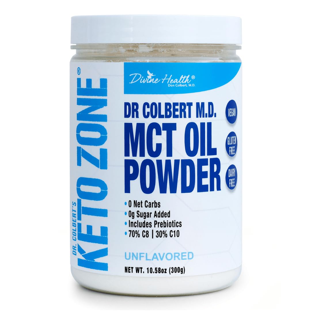 Divine Health Dr. Colbert MCT Oil Powder 10.58 oz