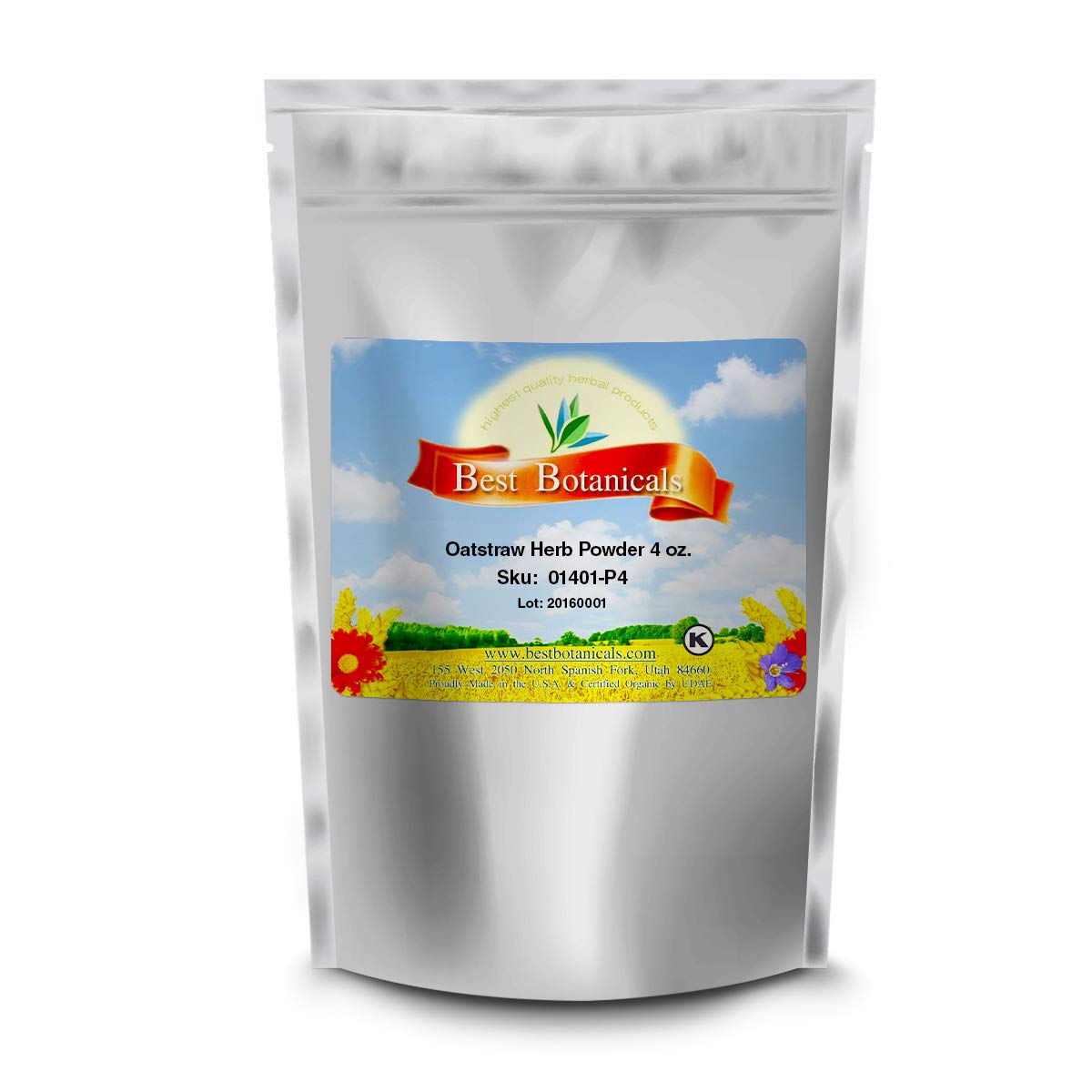 Best Botanicals Oatstraw Herb Powder 4 oz