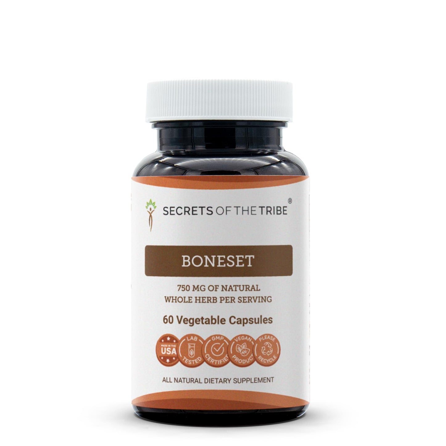 Secrets of the Tribe Boneset Capsules 60 Count