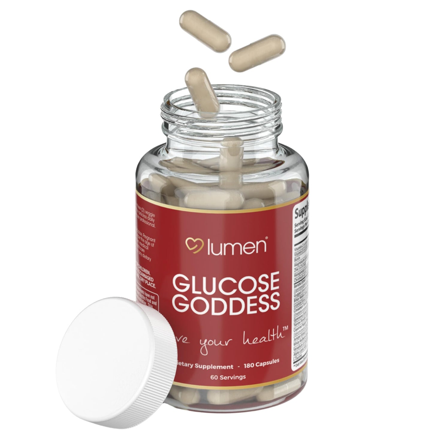 Lumen Naturals Gluco Goddess for Women 180 Capsules