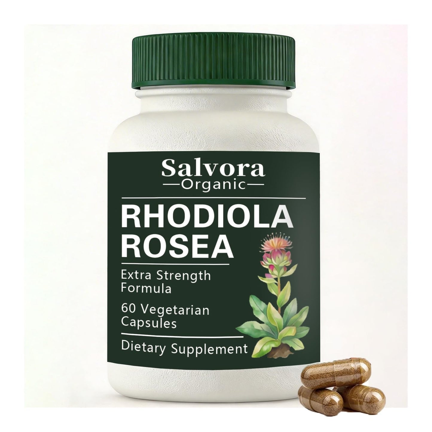Salvora Organic Rhodiola Rosea Capsule 60 Capsules