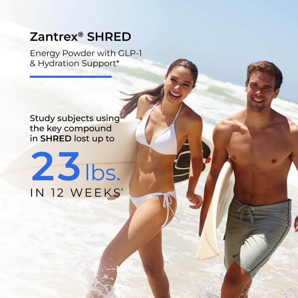 Zantrex Shred Powder Colada Kick 7.4 oz