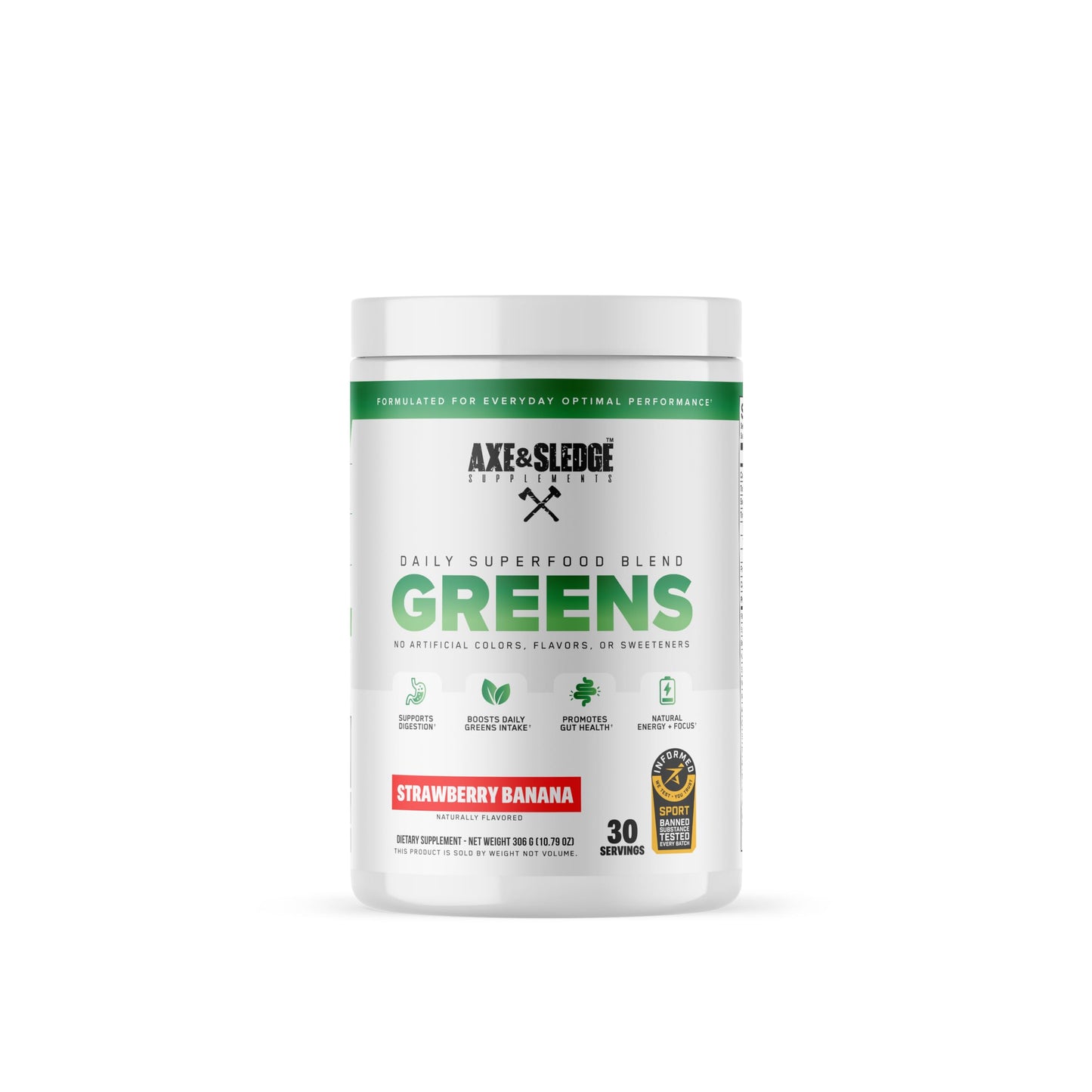 Axe & Sledge Super Greens and Reds Powder, 10.79 Ounce