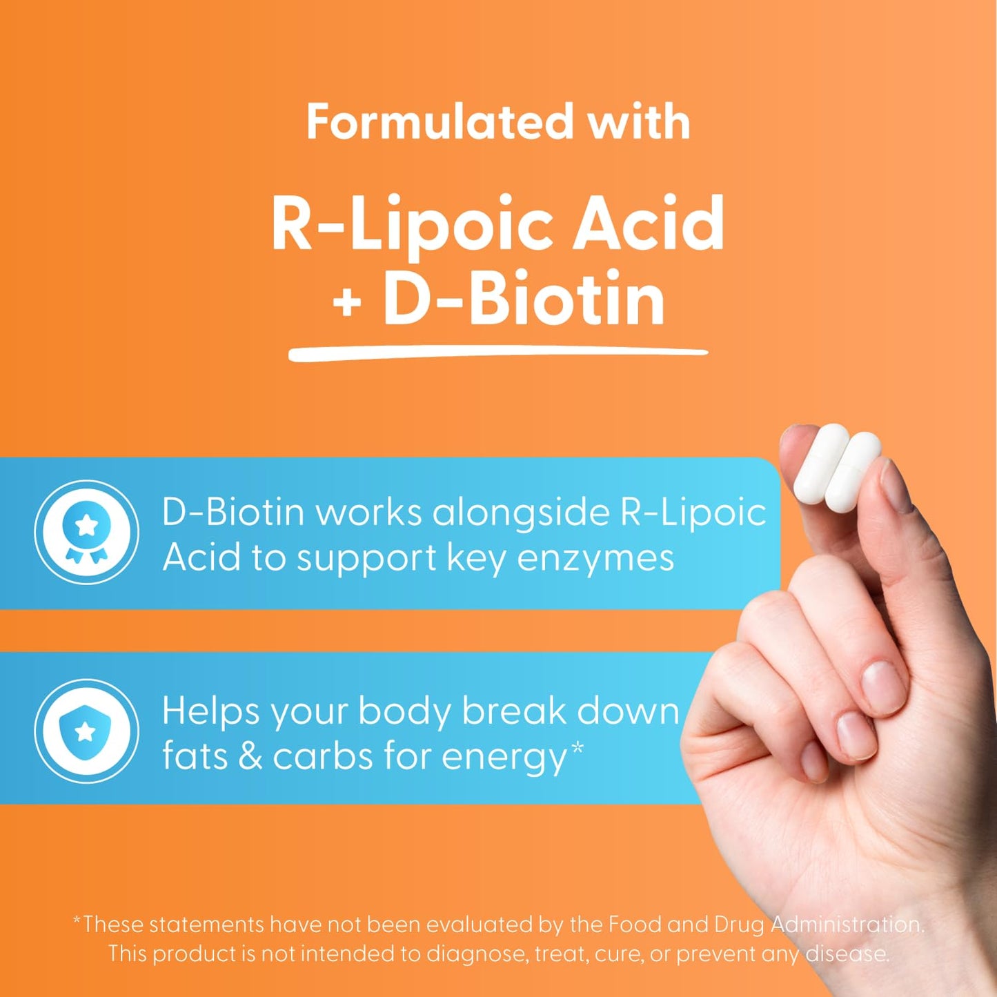 Doctor's BEST Stabilized R-Lipoic Acid Supplement 100 mg - R-Alpha Lipoic Acid, 180 Capsules