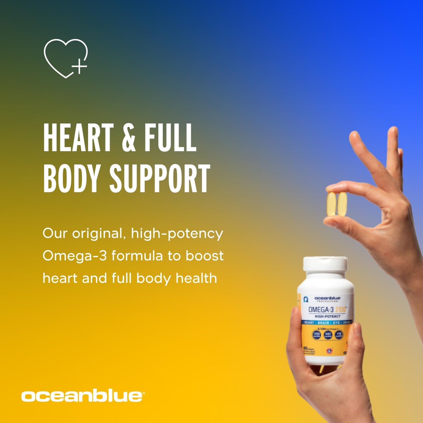 Oceanblue Omega-3 Softgels 120 Count