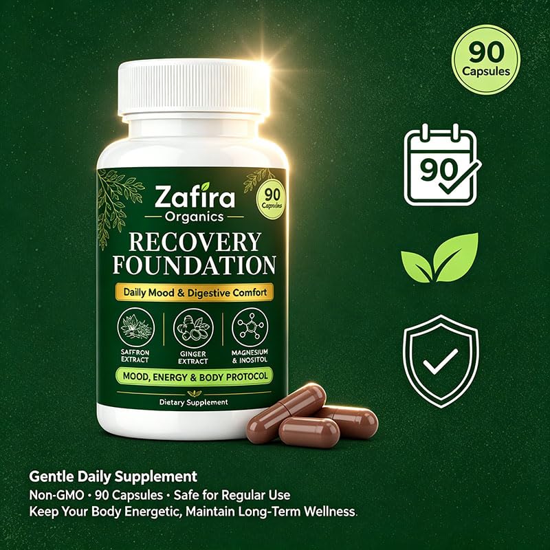Skinclean Zafira Organics Recovery Foundation Capsule 1 Count