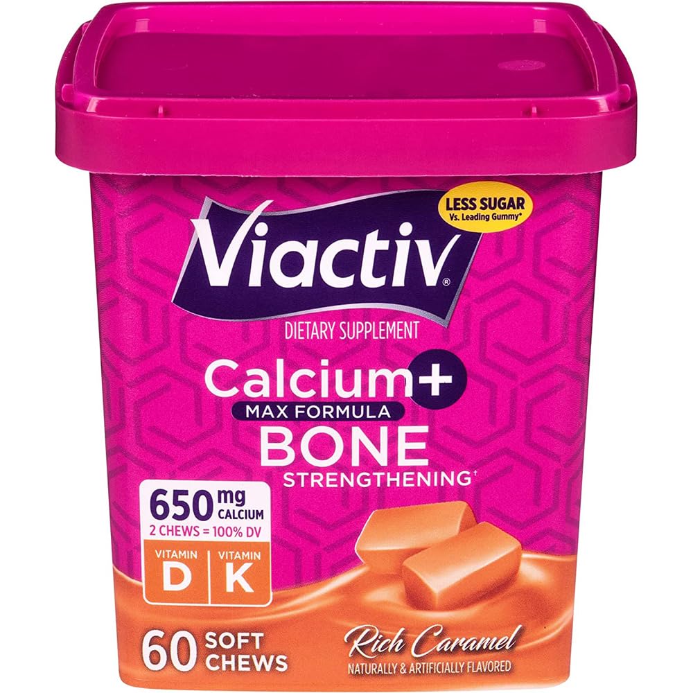 Viactiv Calcium Soft Chews Caramel, 180 Count