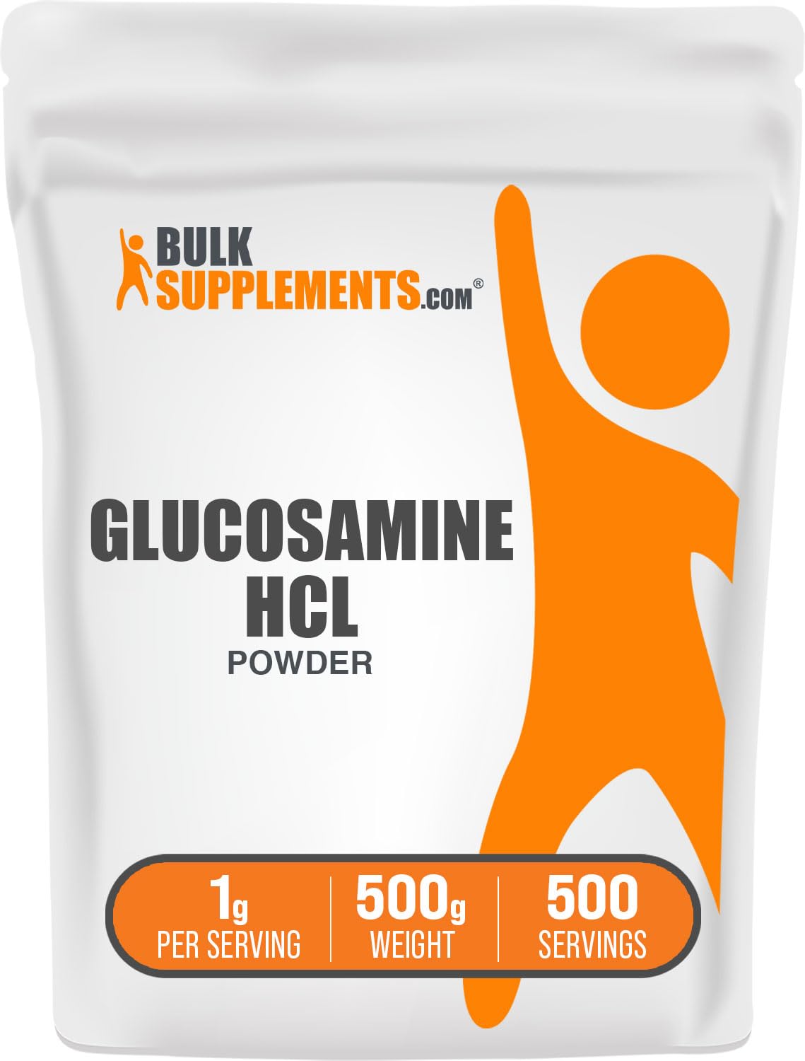 BulkSupplements Glucosamine HCl Powder 17.5