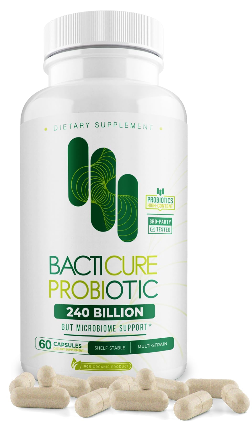 BACTERIUM PLUS Bacticure Probiotic 60 Capsules