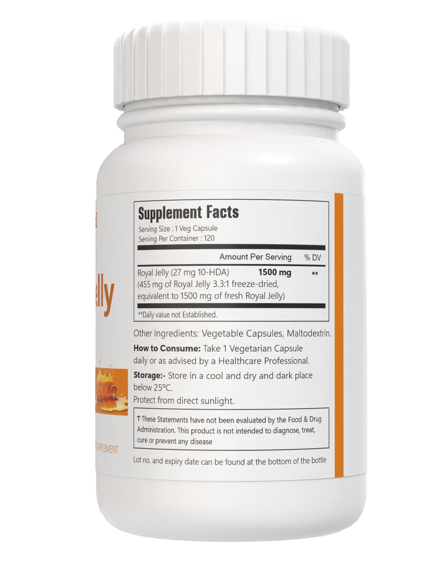 VitaCosmoX Royal Jelly Capsule 1 Count