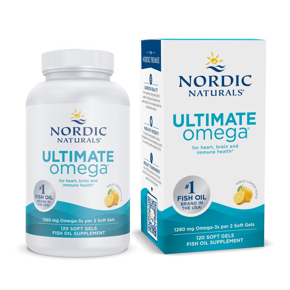 Nordic Naturals Ultimate Omega Softgels 120 Count
