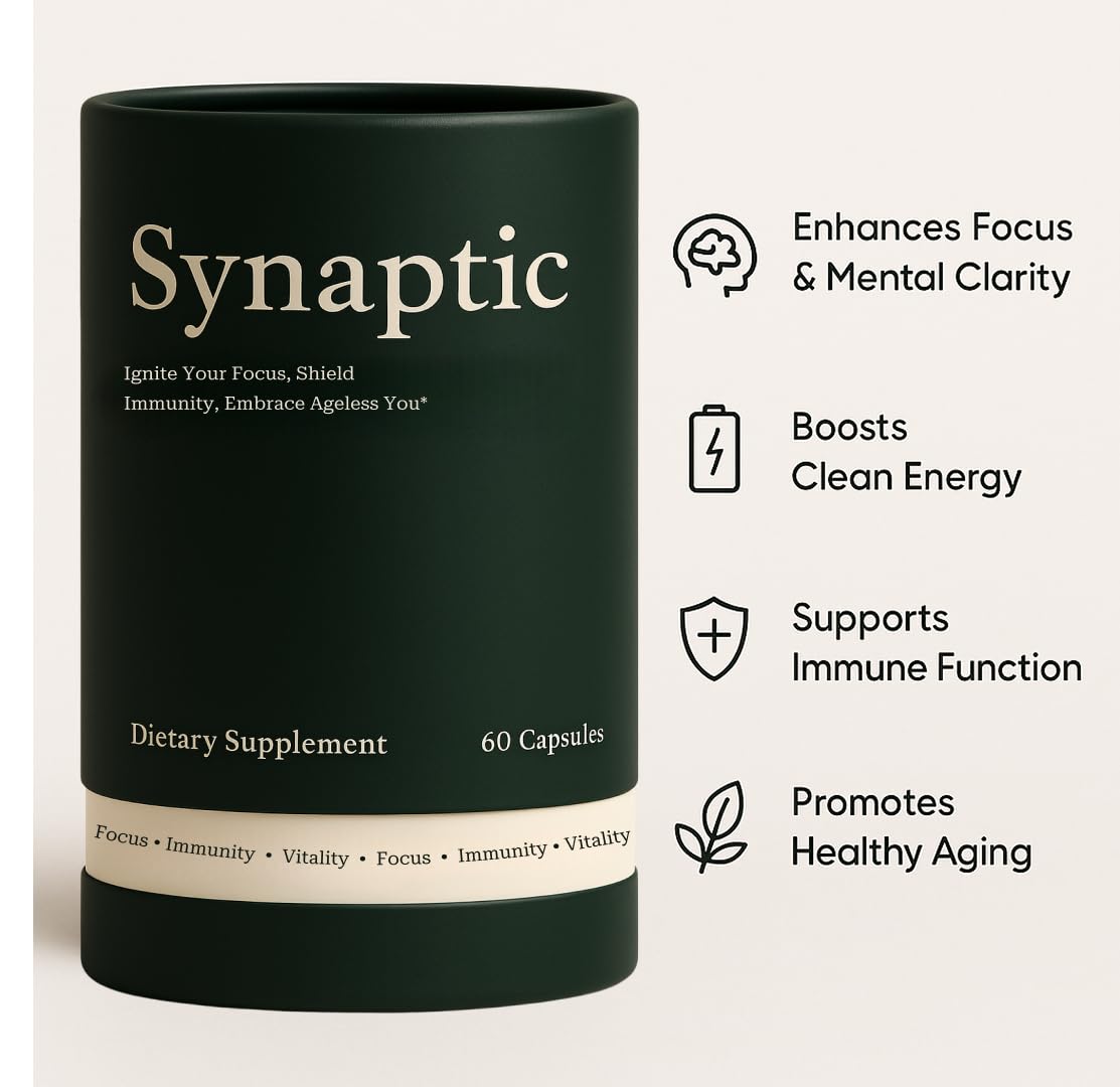 Holist Synaptic Lion’s Mane Mushroom Supplement Capsules, 60 Capsules