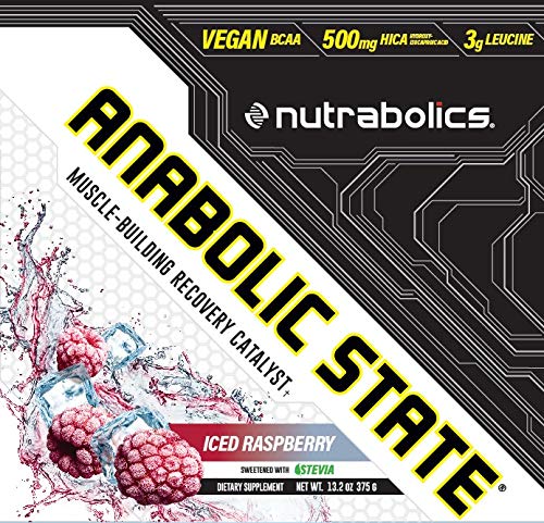 Nutrabolics Anabolic State Iced Raspberry Powder 13.23 Ounce