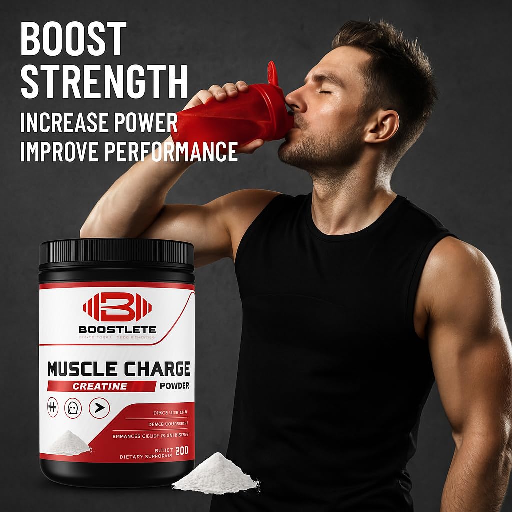 Boostlete MuscleCharge Premium Creatine Monohydrate Powder 17