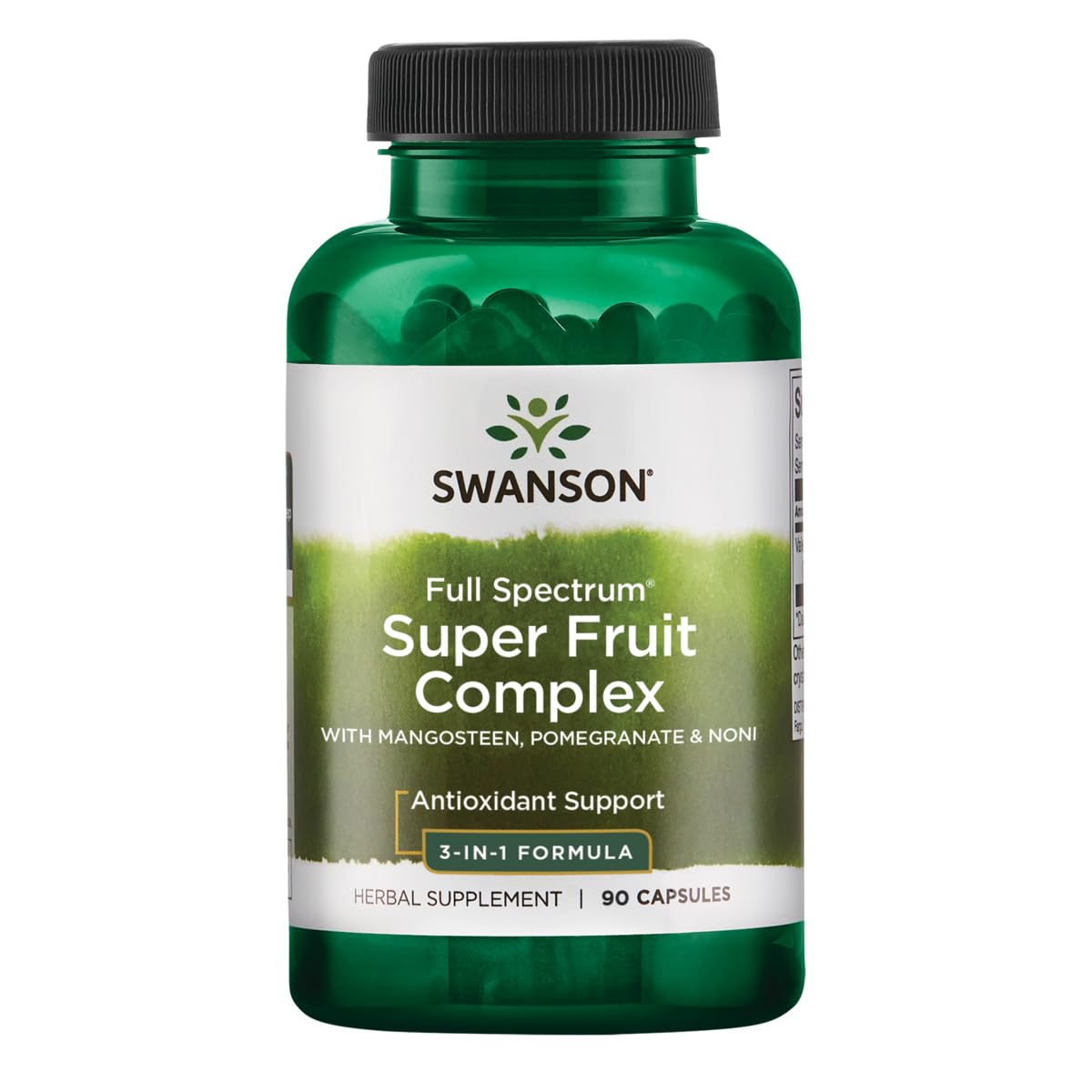 Swanson Mangosteen/Pomegranate/Noni Complex Antioxidant Support Gastrointestinal Support 240 Milligrams 90 Capsules