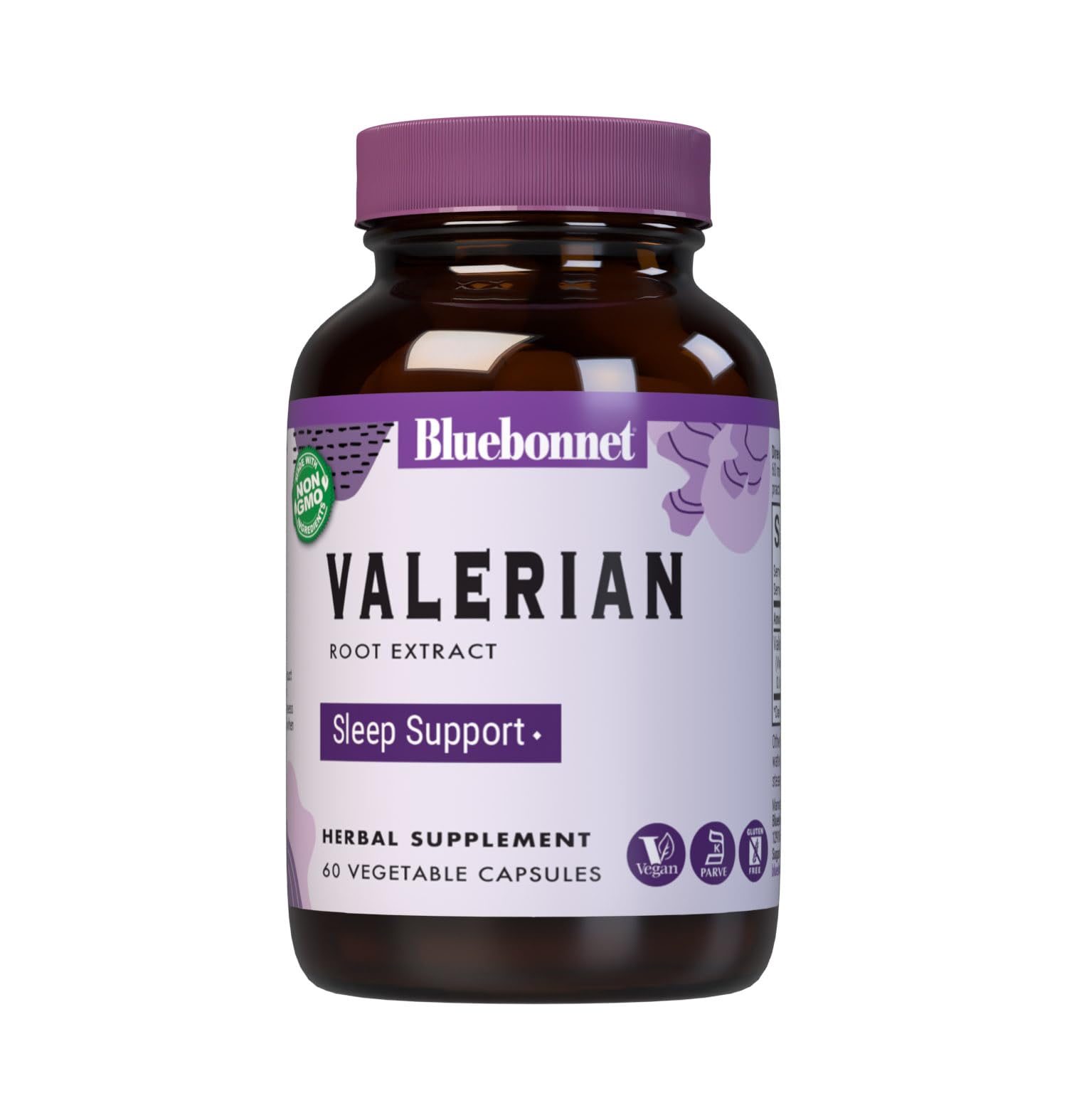 BlueBonnet Valerian Root Extract Supplement Capsules 60