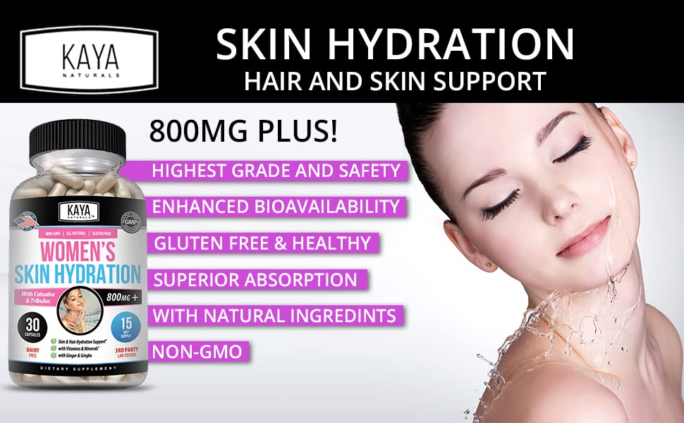 Kaya Naturals Skin Hydration Vitamins Capsules 30
