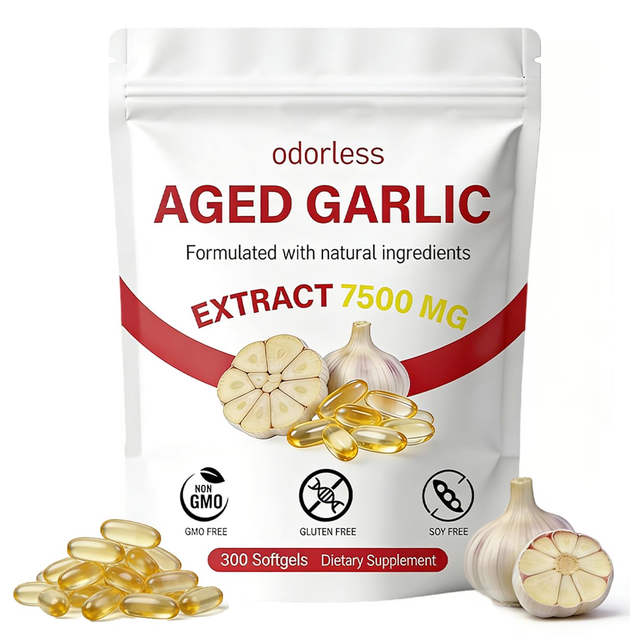SERSANVE Aged Garlic Extract Softgels 300