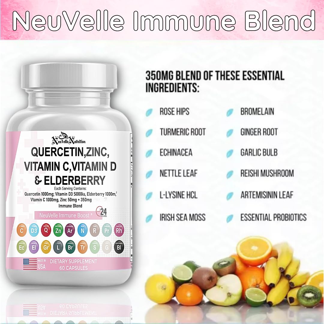 NeuVelleNutrition 18-in-1 Immune Support Capsule, 60 Count