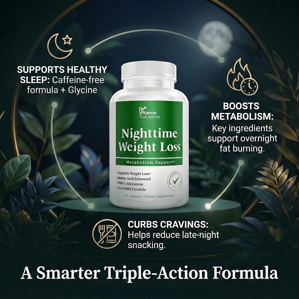 DR VITAMIN SOLUTIONS Nighttime Fat Burner Capsule 60 Count
