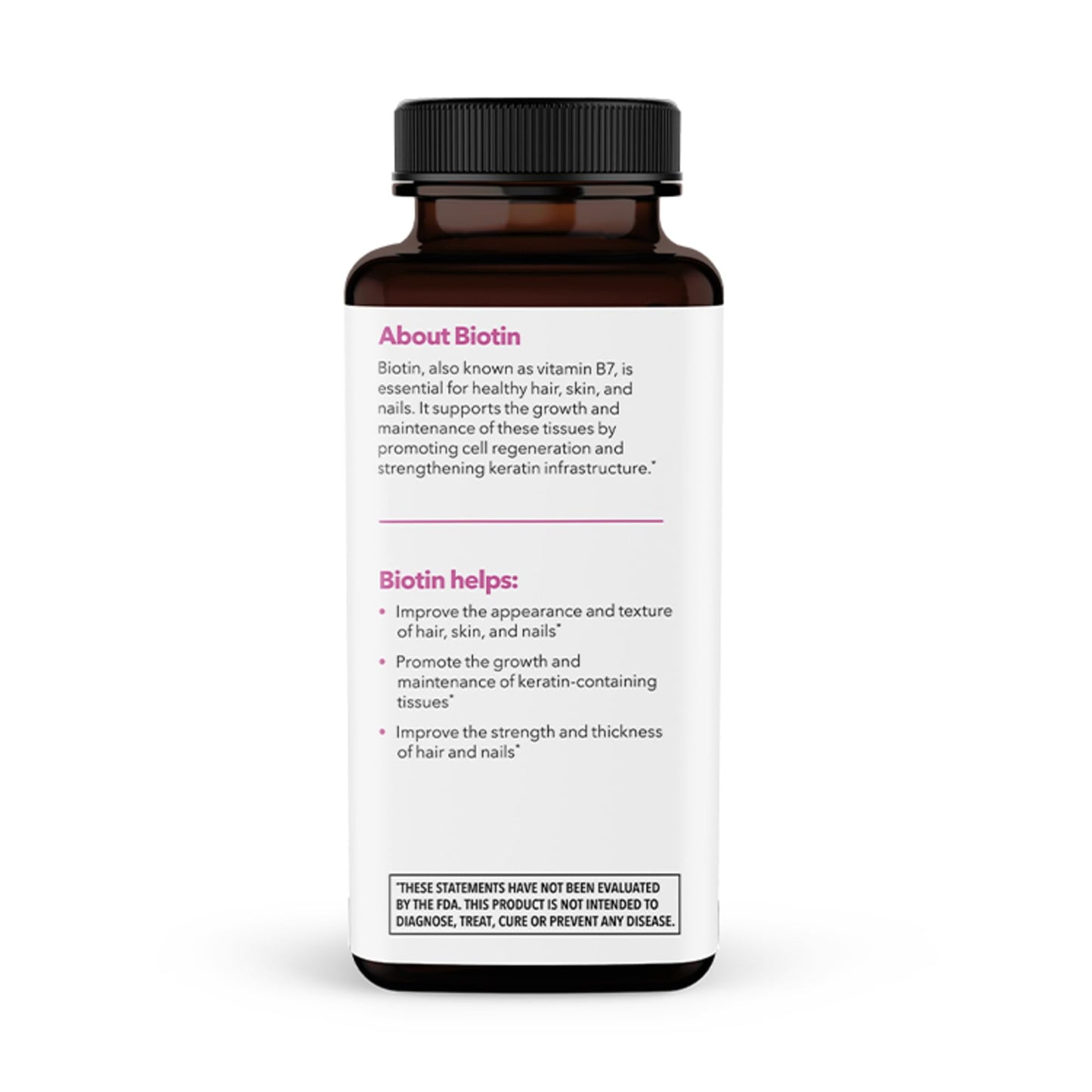 LifeSeasons Biotin 5,000 mcg Quick Melts Tablet – Hair, Skin & Nails Support – Vitamin B7 – 100 Count
