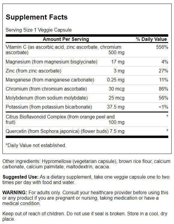 Swanson Ultimate Vitamin C Formula 60 Capsules