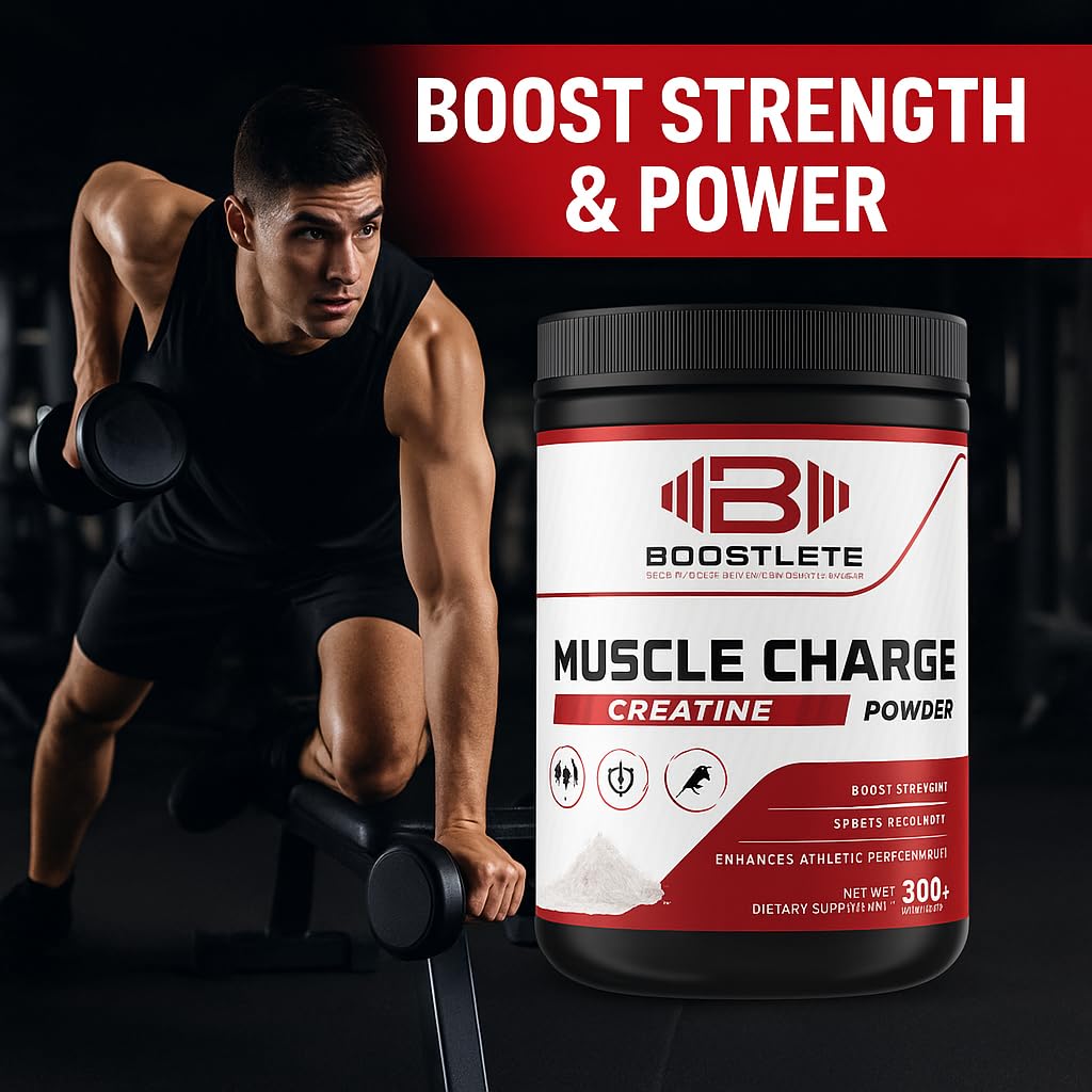 Boostlete MuscleCharge Premium Creatine Monohydrate Powder 17