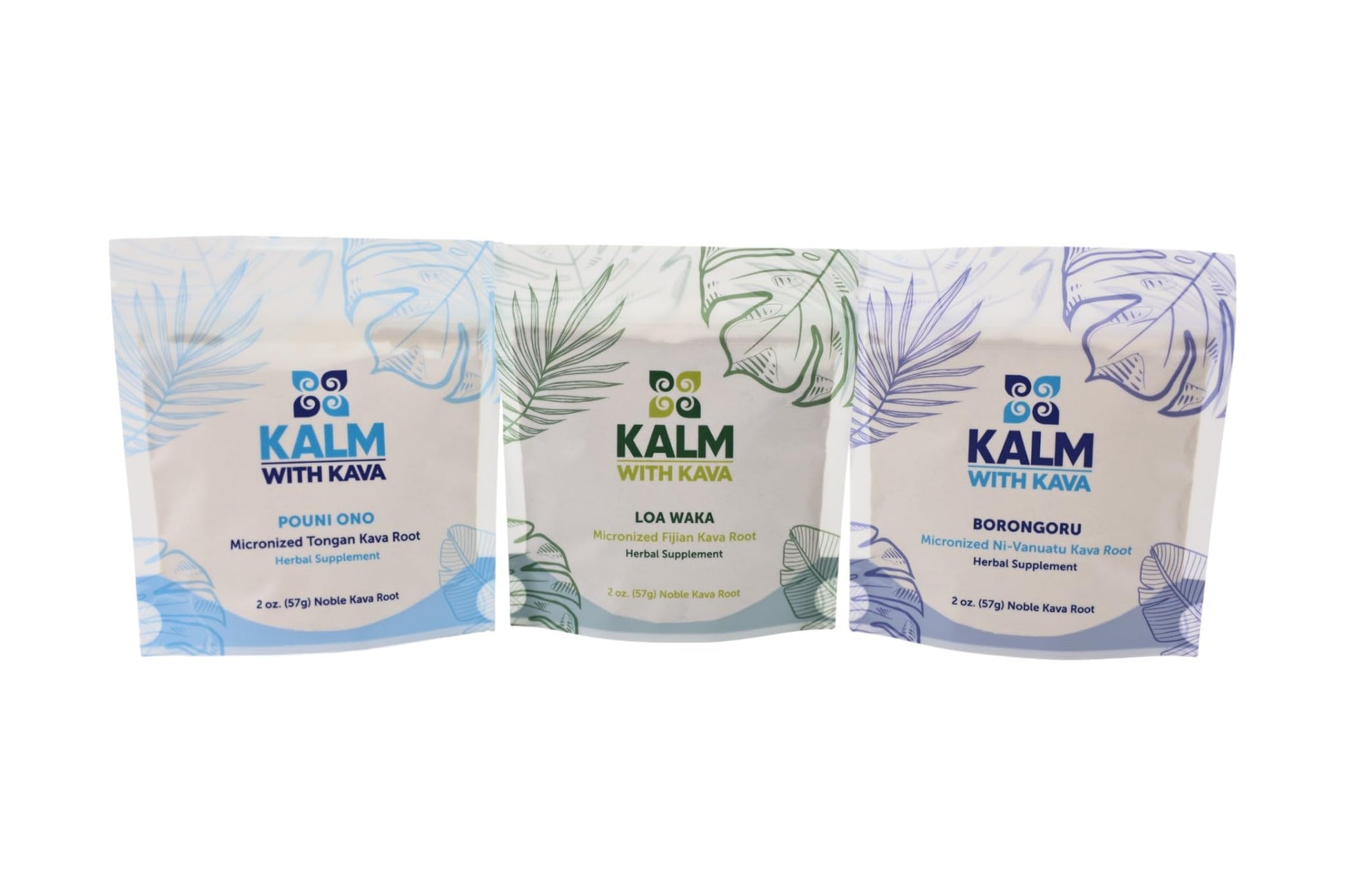 KALM Quick Micronized Kava Sampler Powders 4 oz