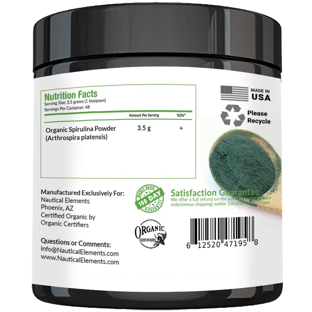 Nautical Elements Spirulina Powder 5.92 Ounce