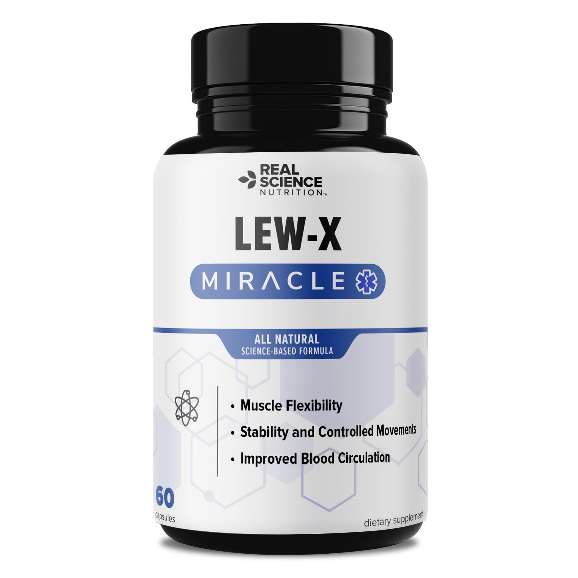Real Science Nutrition Lew-X Capsules 60 Count