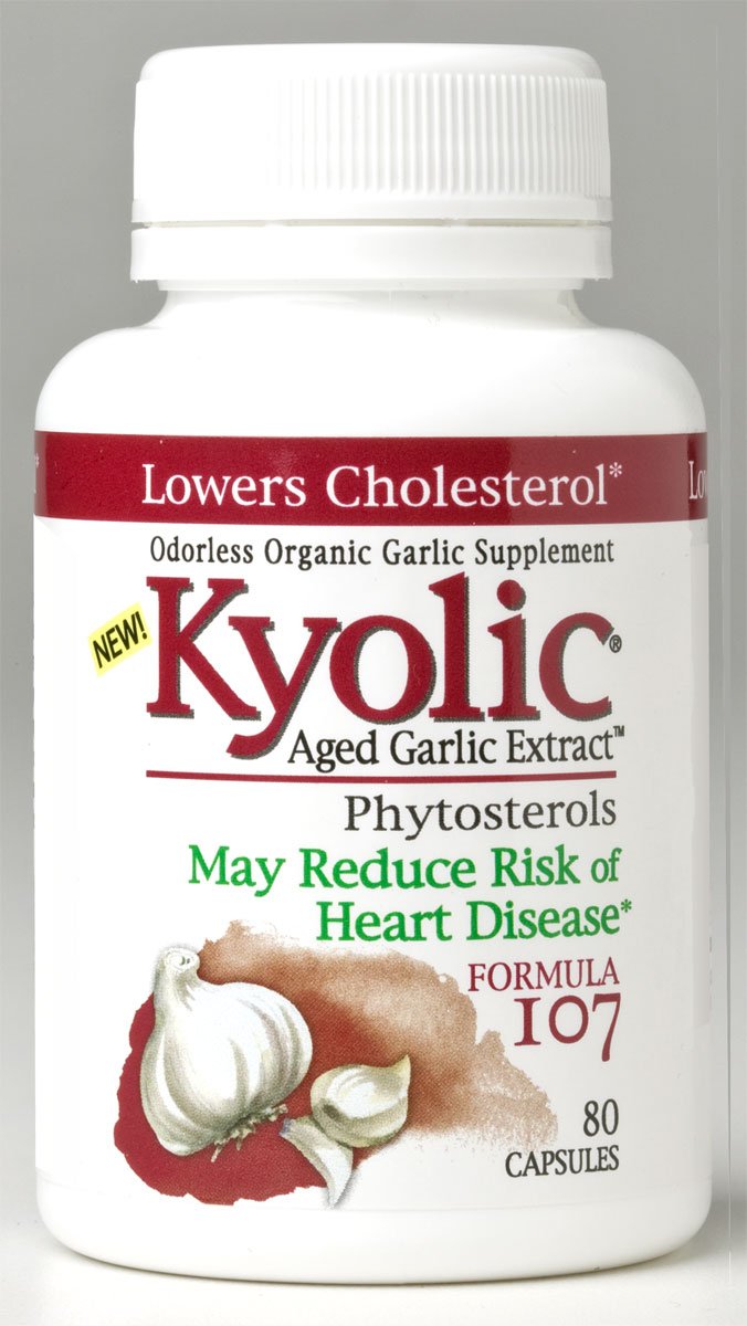 Wakunaga Kyolic Formula 107 Capsules, 80 Count
