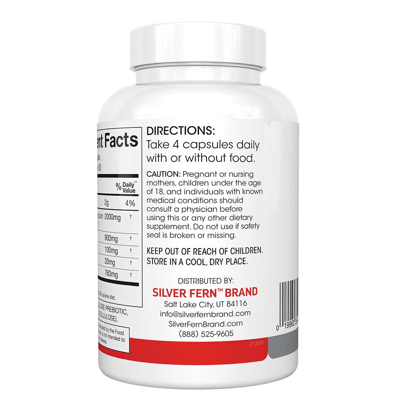Silver Fern Cleanse Daily Gut Capsules and Powder, 120 Capsules