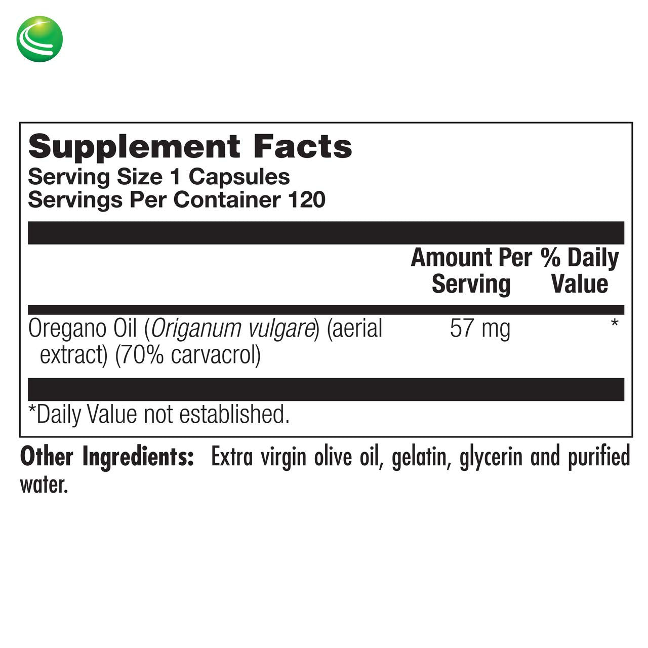Nutra BioGenesis Oregano Oil Softgels 120